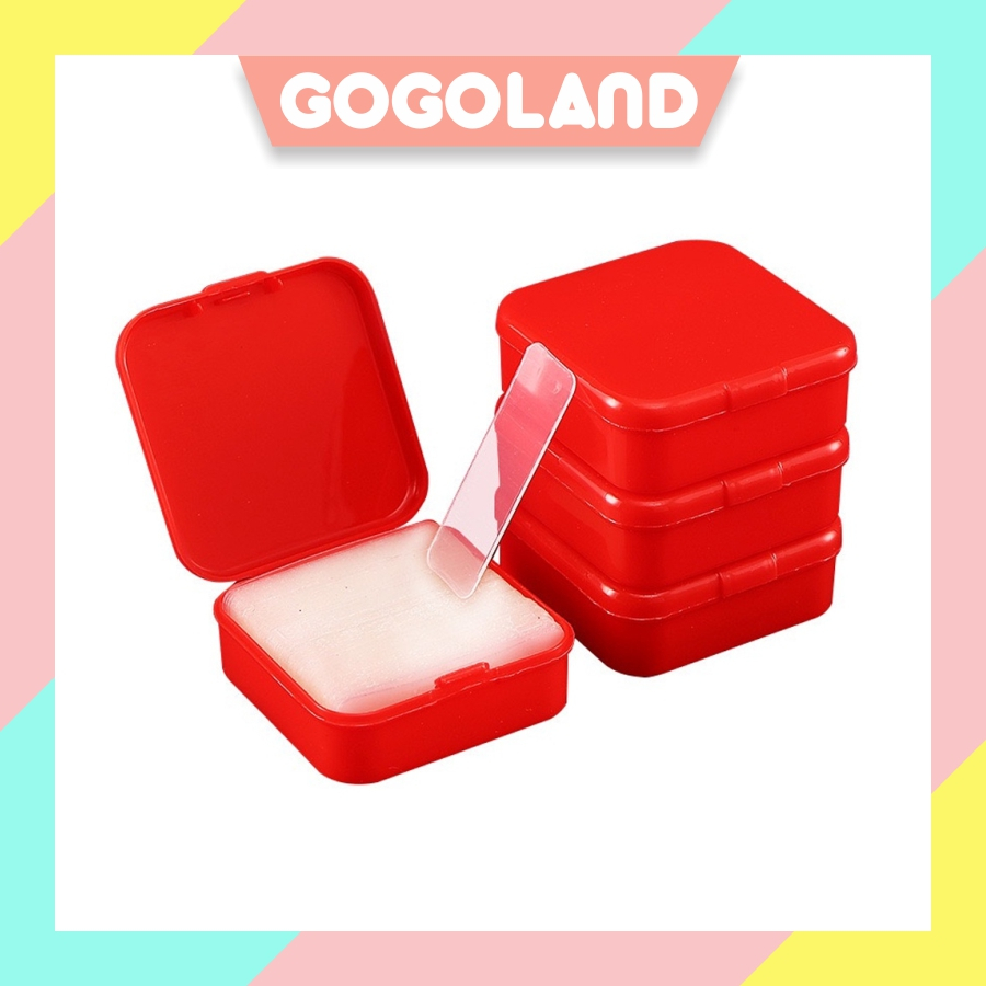 

⭐Gogoland⭐ DOUBLE TAPE MINI ISI 60PCS BOX TRANSPARAN 2 SISI / LAKBAN MINI BENING 60 PCS SERBAGUNA / NANO TAPE MINI ISI 60PCS KOTAK / TAPE PEREKAT DUA SISI / ISOLASI MINI R969