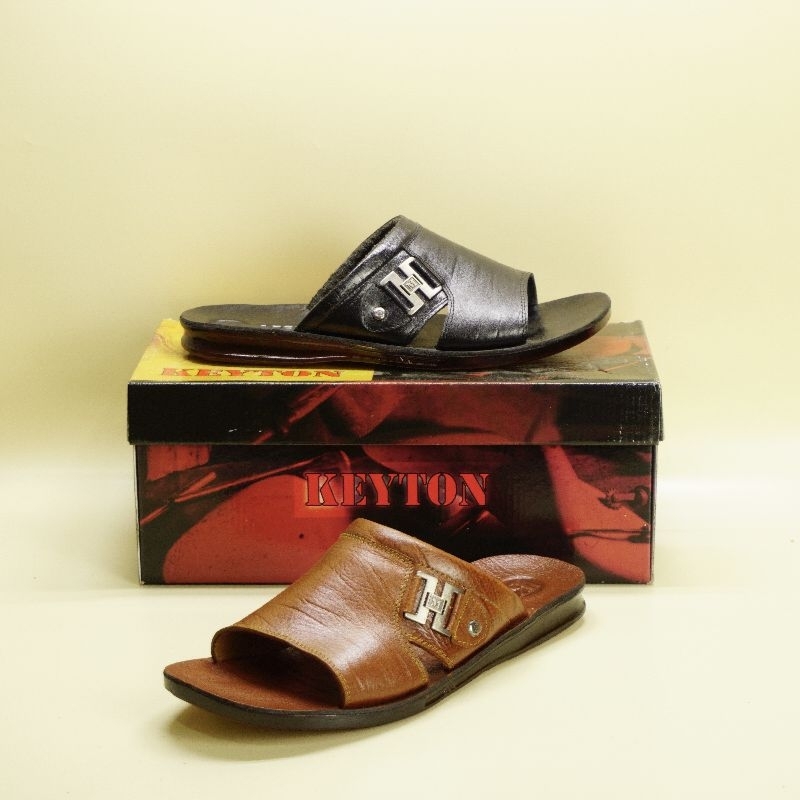 Keyton sandal pria kulit 100% original (501)