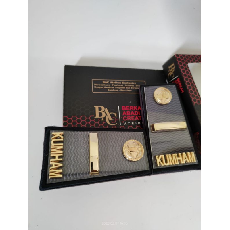 Pangkat pdh kumham 3A terbaru kain akrilik