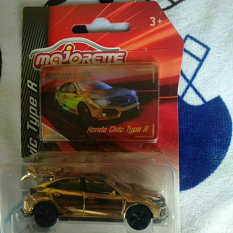 MAJORETTE Honda civic type R Gold