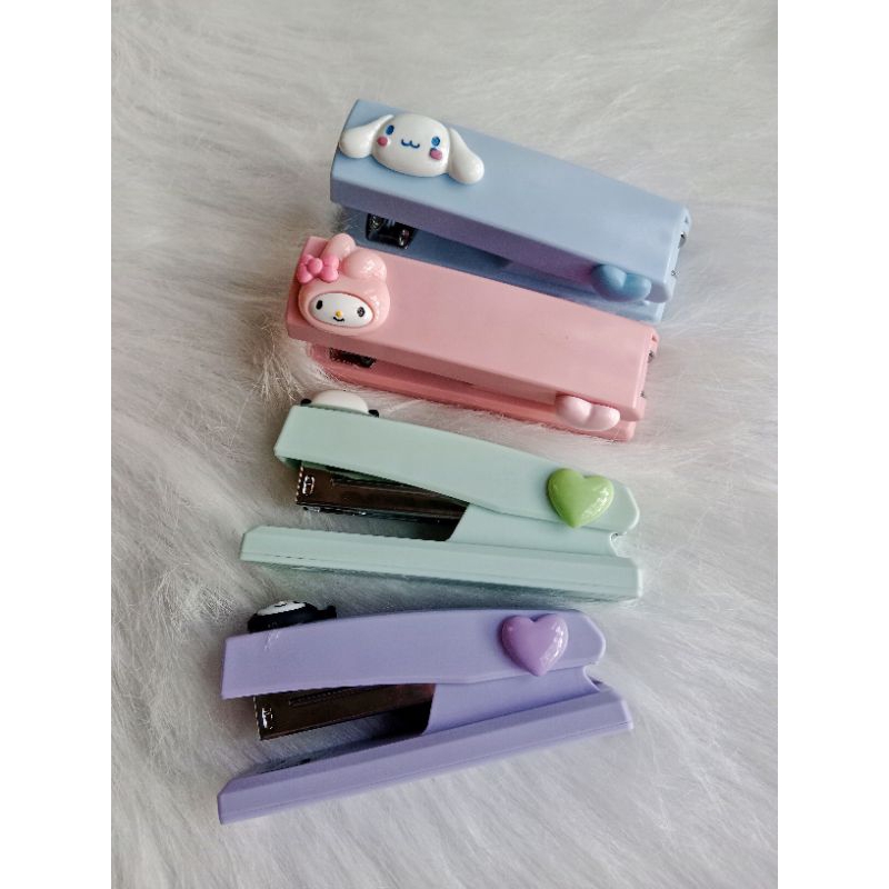 

Staples stapler klip hetter Sanrio pastel kuromi melody cinnamoroll pochacco
