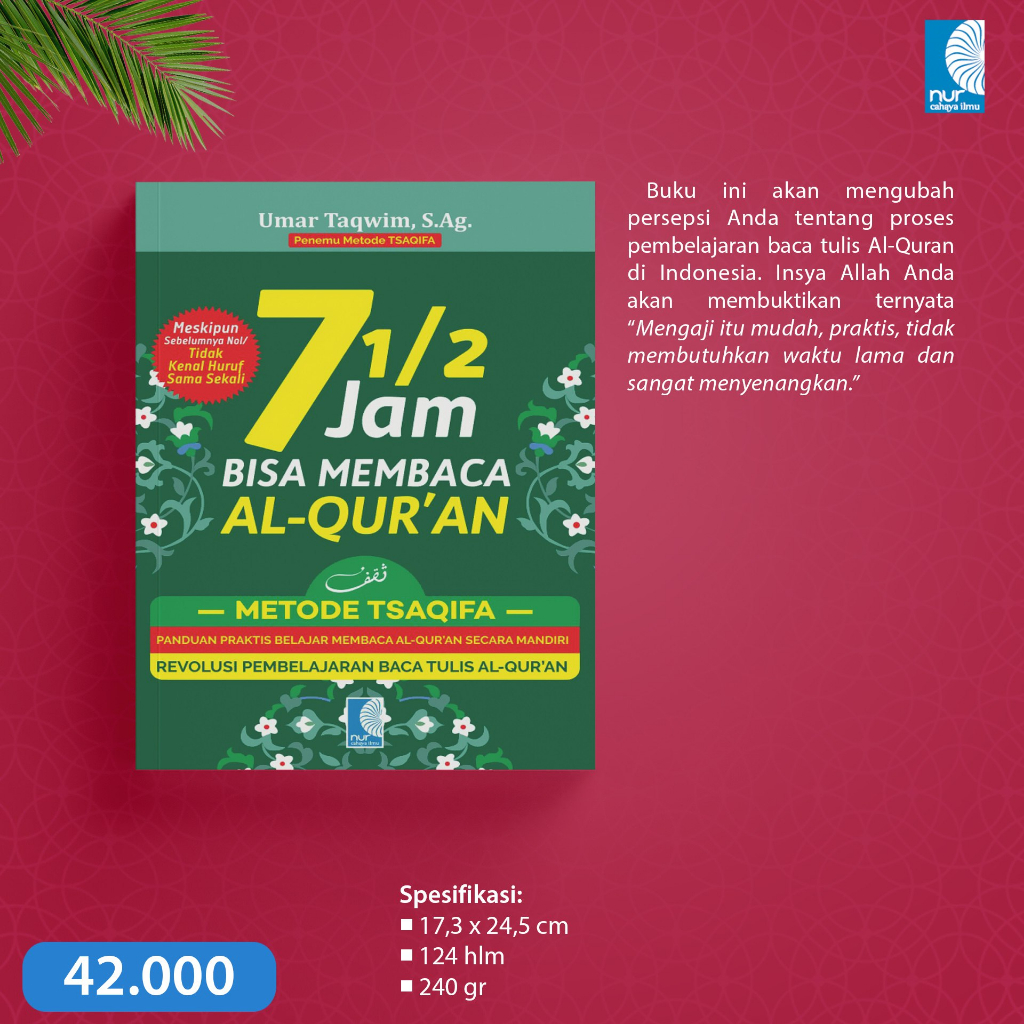 Cara Cepat Bisa membaca Alquran Metode Tsaqifa