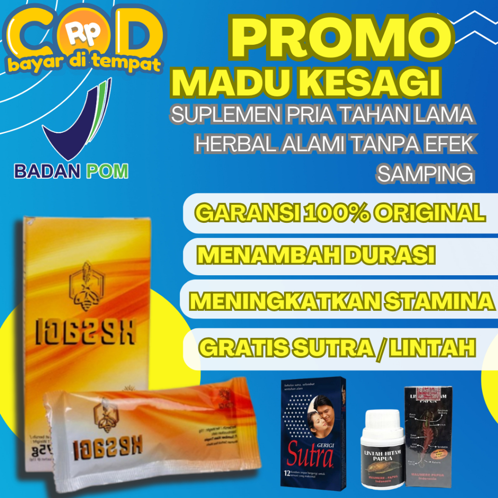 suplemen untuk vitalitas pria Kesagi Minuman Serbuk Madu Herbal