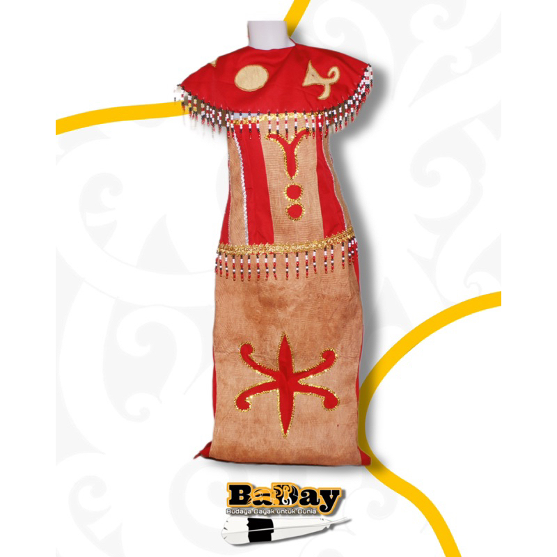 Baju Dayak Kepuak Cewek “Mera Berawatn”