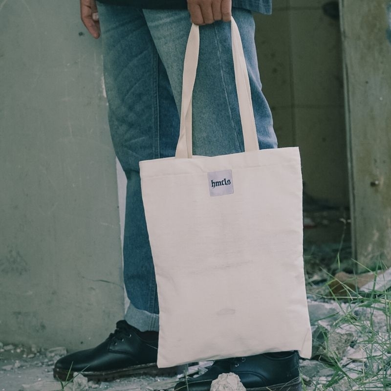 totebag homunculus | LUCIFER | totebag putih polos canvas | slingbag | kantong polos | tas polos wan