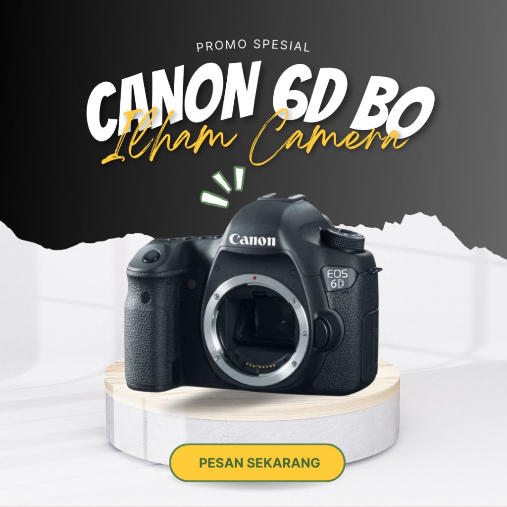 Canon 6D Wifi Like new Body Only best Seller Murah