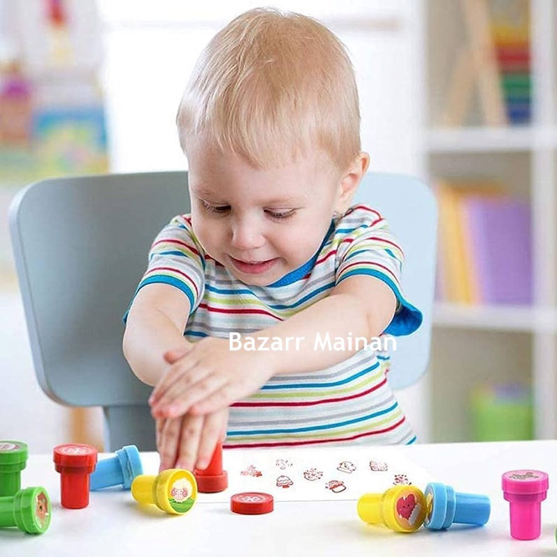 

(1PCS) Stempel Penghargaan Anak Cap Mainan Edukasi Anak