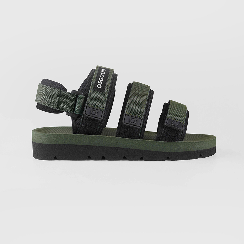 Osgood - Sandal Gunung Traveling Pria Malmo Olive/Black