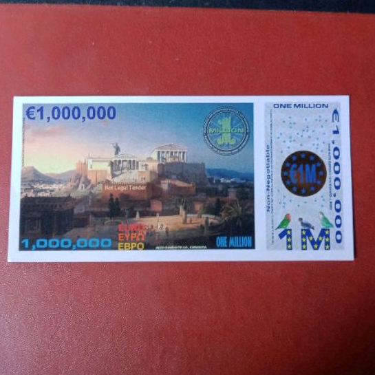Hobby Koleksi Uang Kuno Euro 1 Million Kondisi Bagus