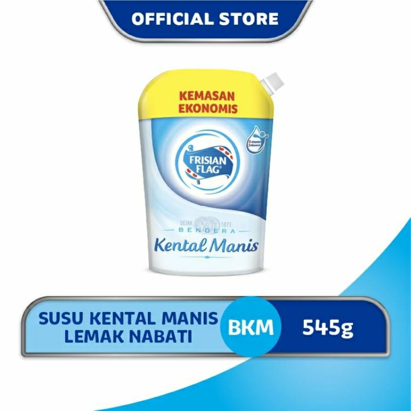 

Frisian Flag Susu Kental Manis Putih 545gr