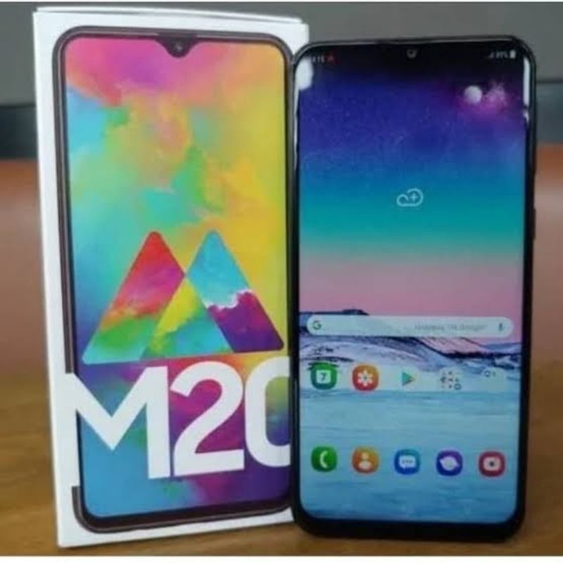 SAMSUNG GALAXY M20 RAM 3/32GB DUAL SIM SECOND FULLSET NO MINUS