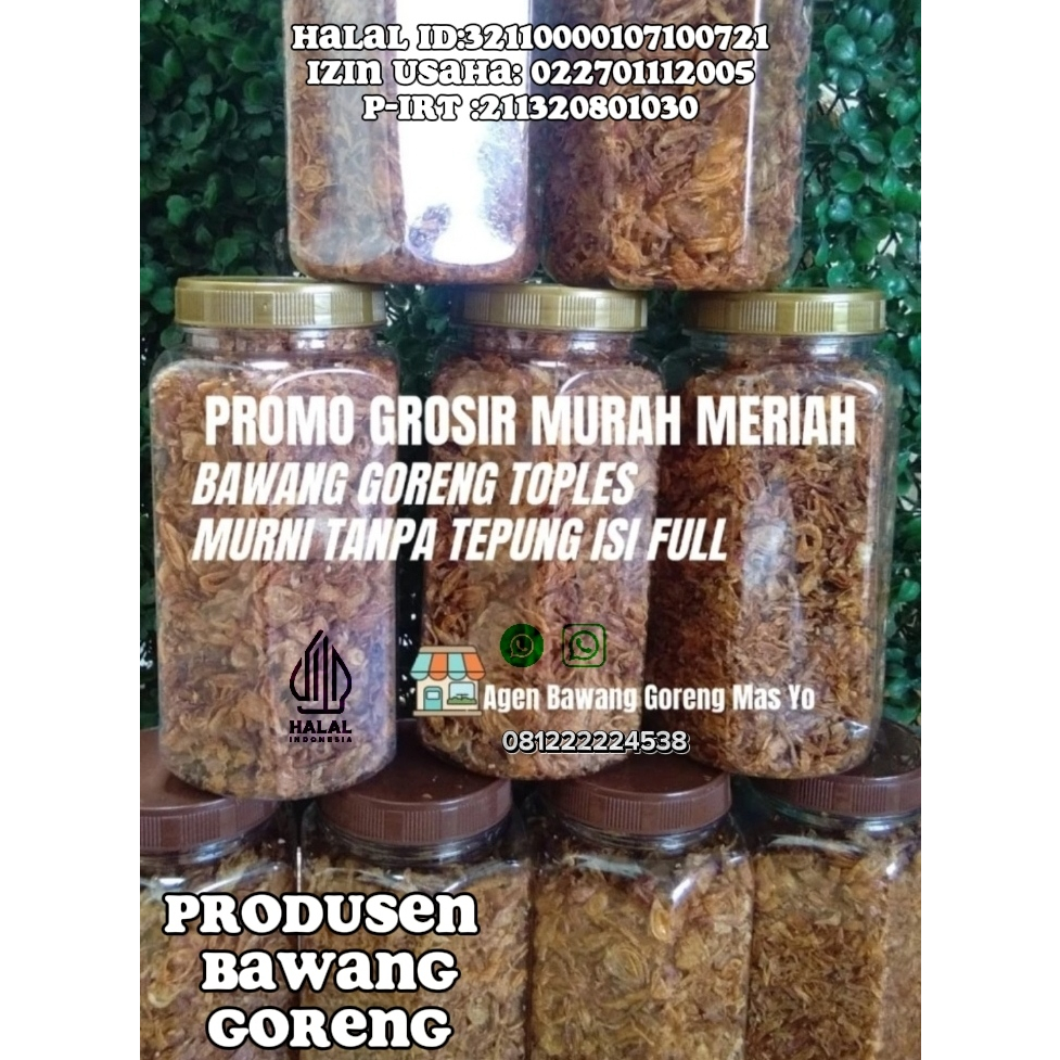 

Bawang goreng TOPLES Grade B