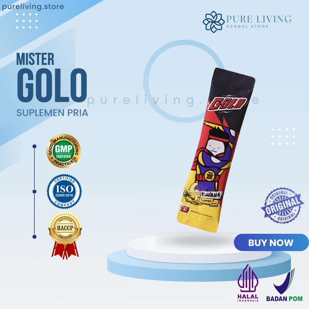 Mister Golo Ginseng / Mr Golo / Golo Sachet Original Ecer