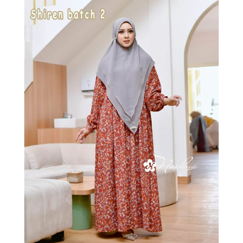 Gamis Shiren dan Al naira Set Syar'i Ori Nazkya