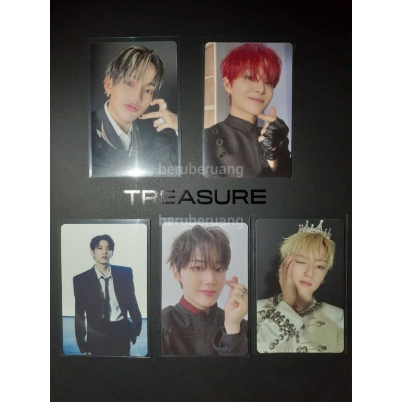 Photocard Treasure Reboot ( Hyunsuk Haruto Junkyu PC Photobook White | Jihoon Doyoung Pc Digipack )