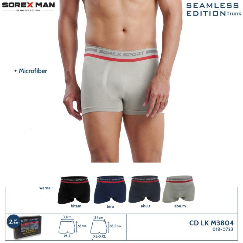 CD boxer pria sorex 3804 dan 3802 / celana pendek pria sorex / Celana boxer pria sorex premium