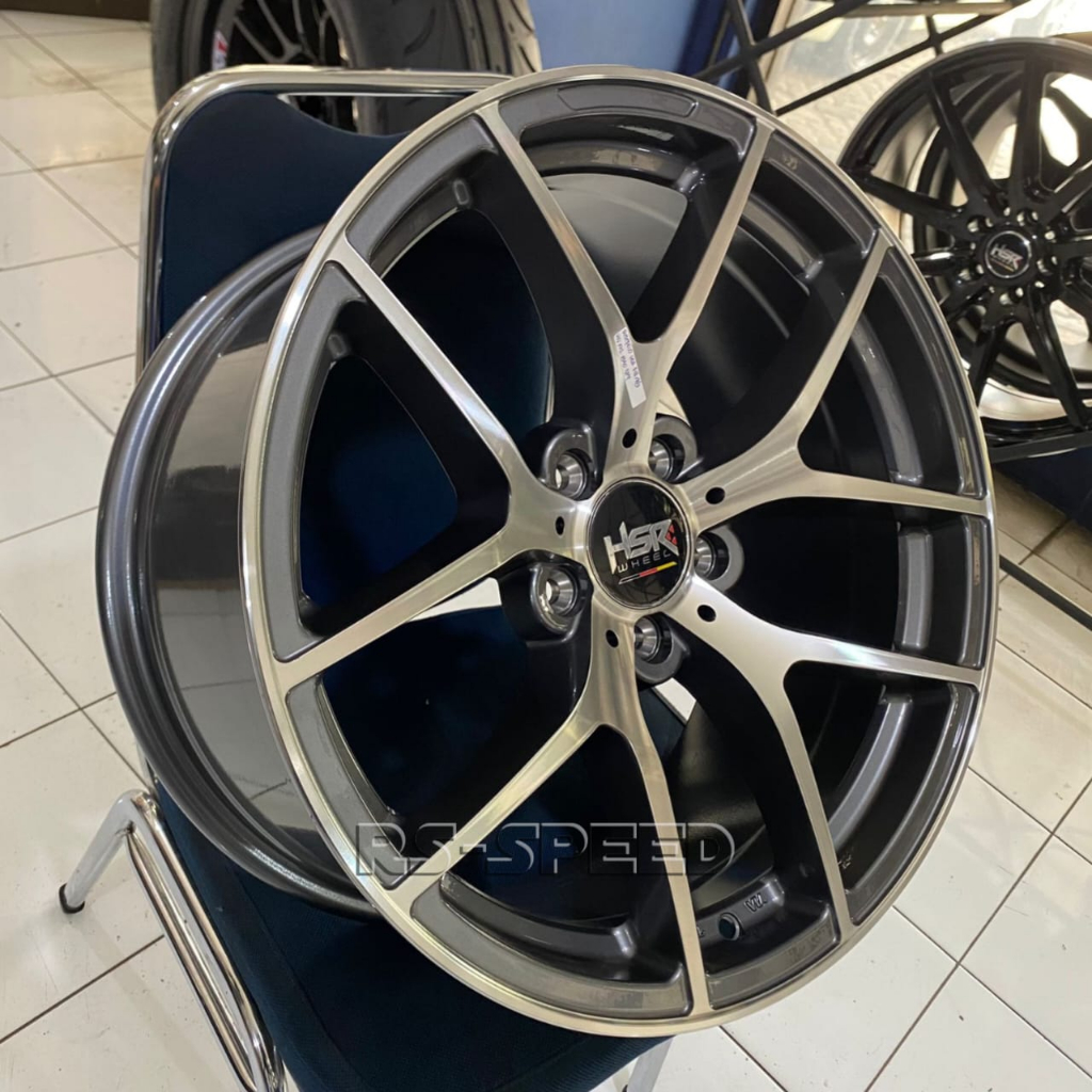VELG BIELEFELD HSR R18X8/9 H5X112 ET40 GMF Belang R18 Pelek Lebar Belakang HSR Toko Velg Ban Mobil M