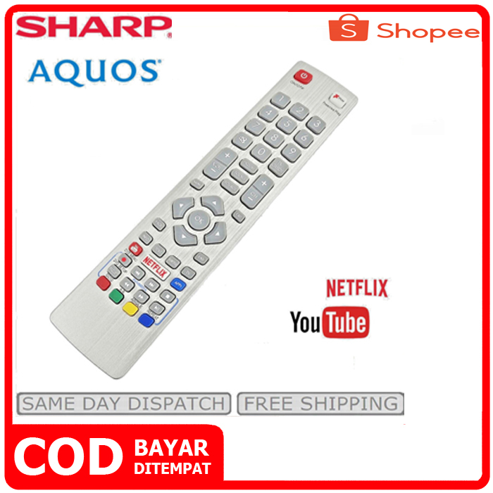 REMOTE REMOT TV SHARP AQUOS ORIGINAL