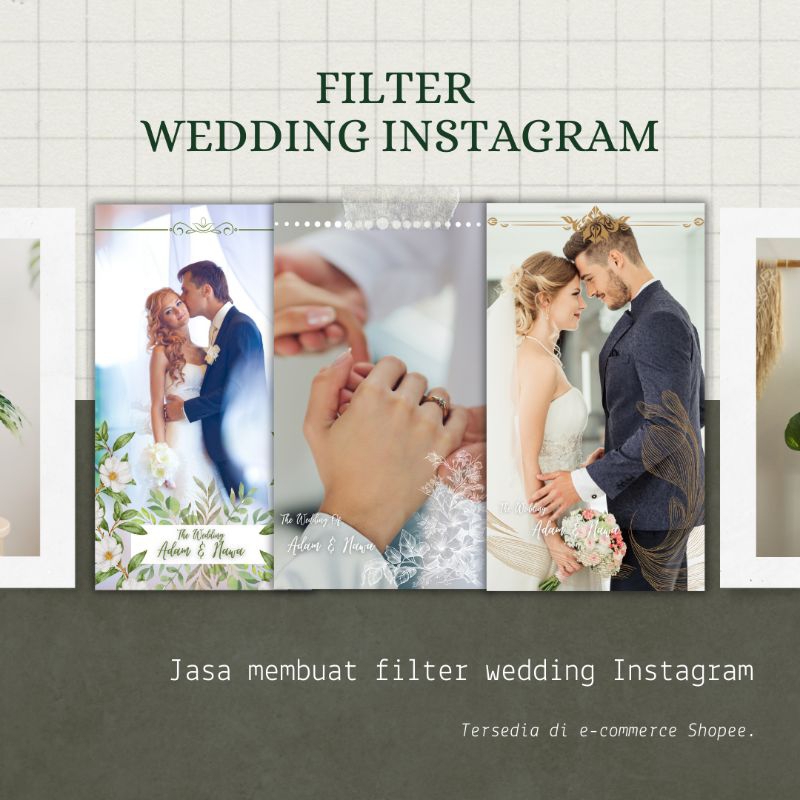 Filter Instagram | Filter Wedding | Jasa pembuatan filter Instagram