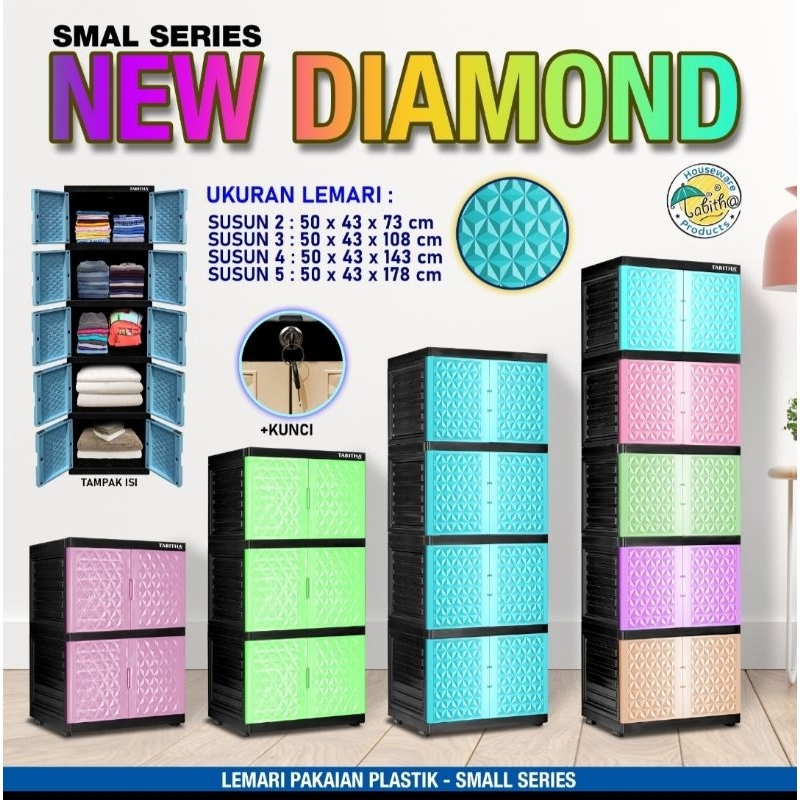 lemari exel tabitha 4 susun best seller rak serbaguna lemari viral lemari pakaian