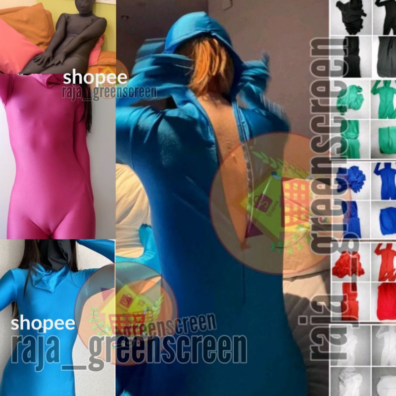 Grosir Full Body Suit Zentai Cosplay Costume Chromakey Videography Photography