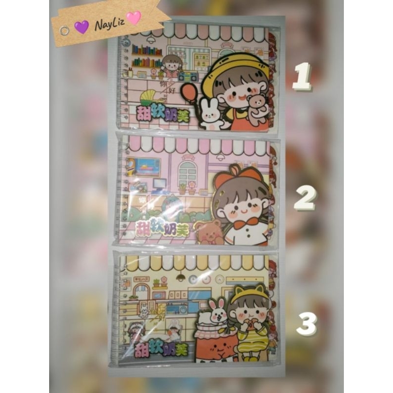 

Stiker Buku Washi Karakter 2D Momo Korean Cute Aesthetic