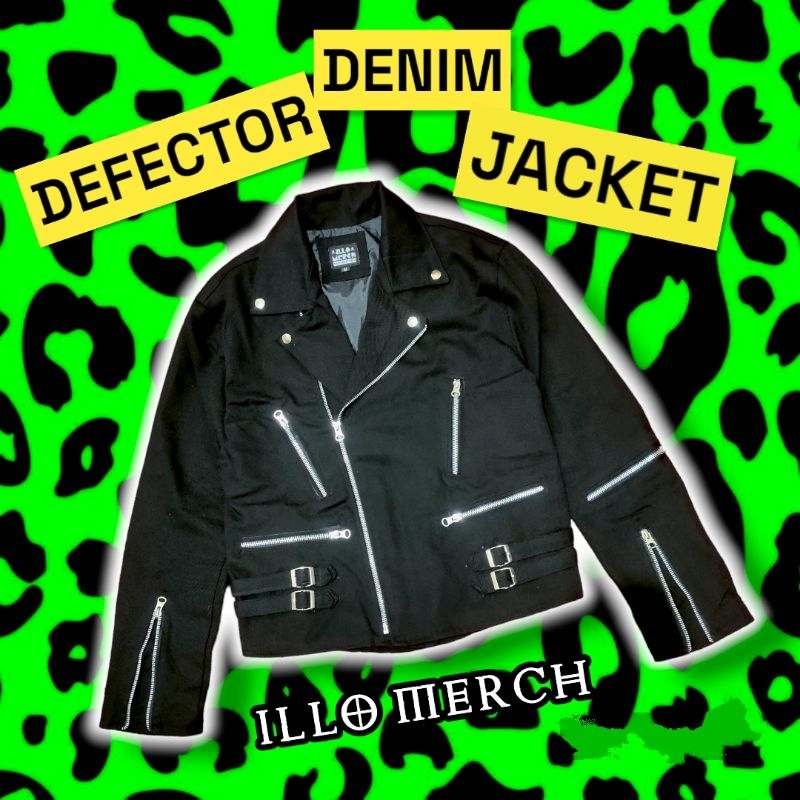 DEFECTOR DENIM JACKET / JAKET KANVAS PUNK