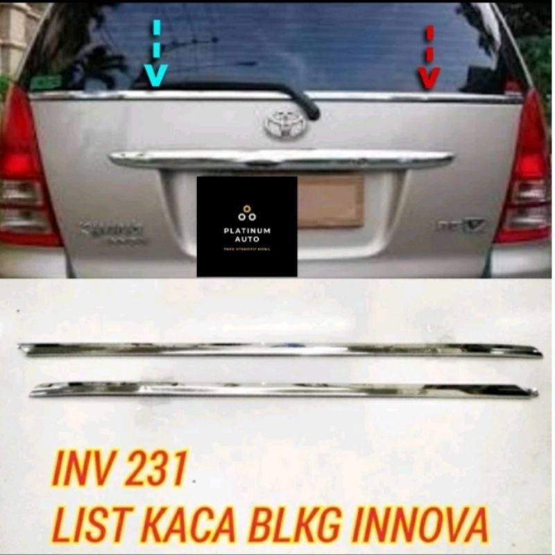 LIST KACA BARANG INNOVA 2004-2015 LIST KACA INNOVA