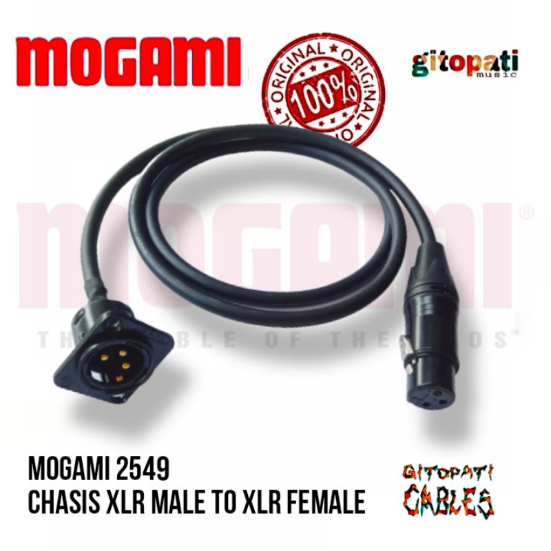 Chasis sasis xlr male to xlr female mogami 2549 high quality