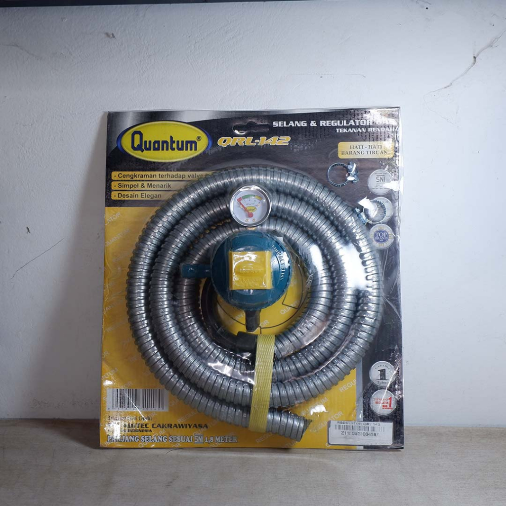 Selang Kompor Gas Murah Lengkap Quantum 1,8 m