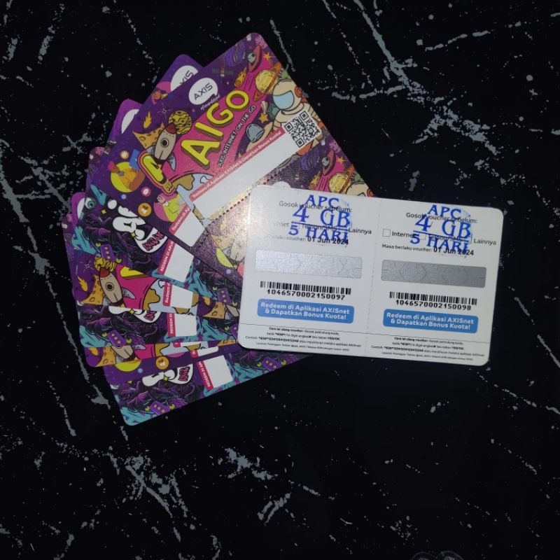 VOUCHER AXIS AIGO 4GB 5HARI