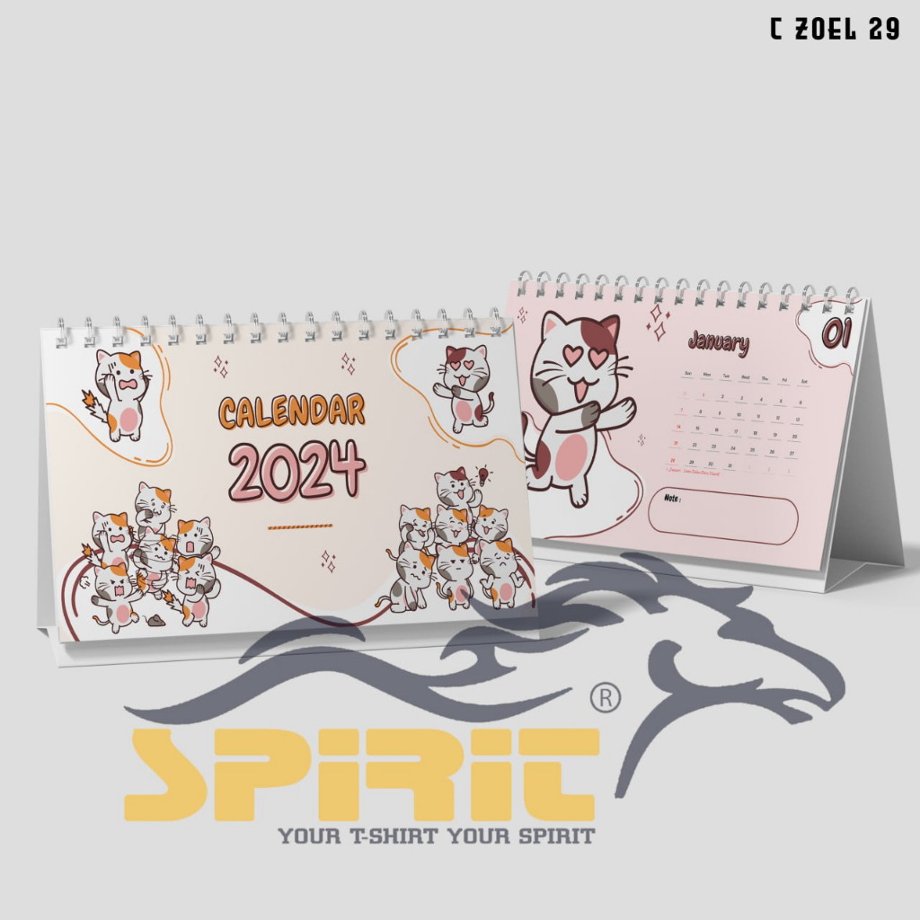 

Kalender Meja Tahun 2024 / Kalender Duduk Tahun 2024 Karakter Kuning Lucu Gemes Pink White