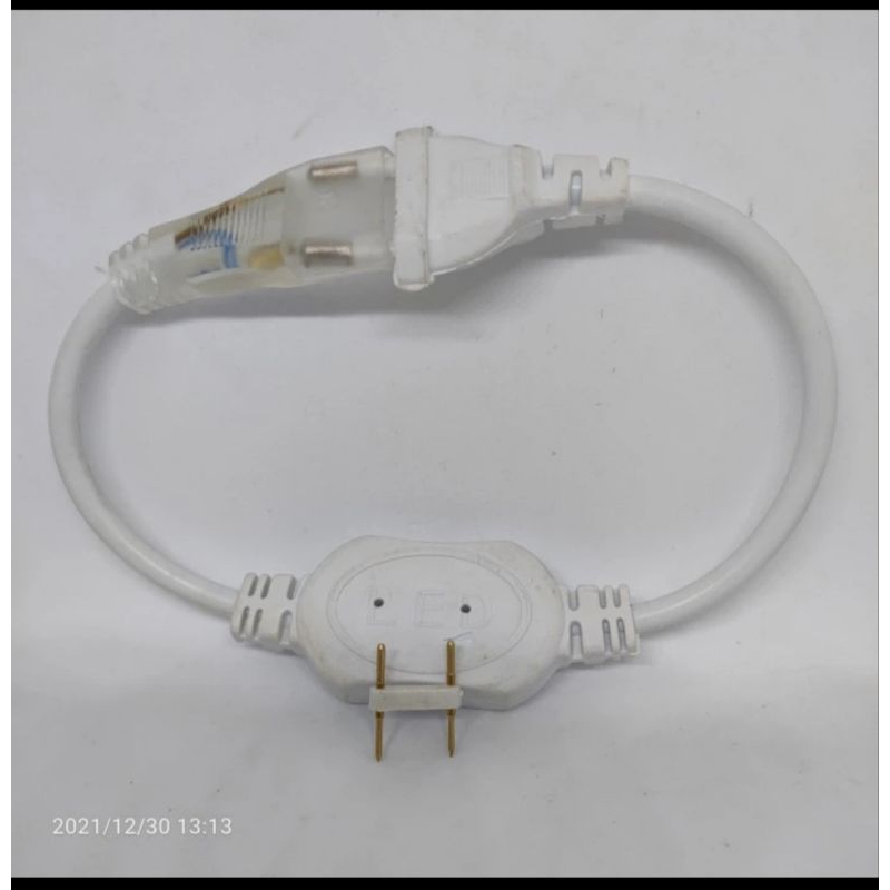 Soket led strip selang 3030 / konektor led streep selang hias