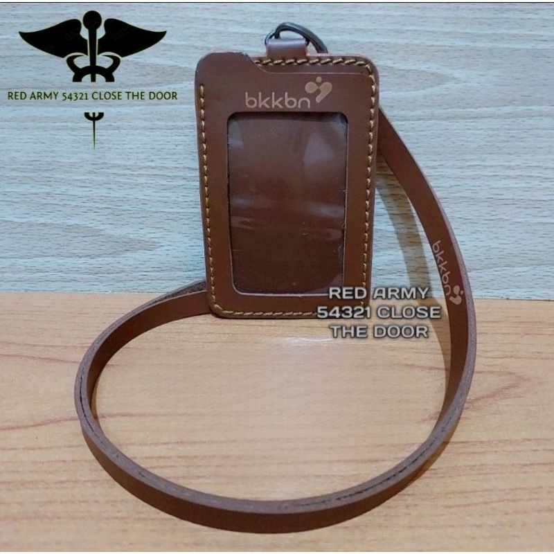 

ID Card Holder Tali Lanyard Name Tag Logo BKKBN