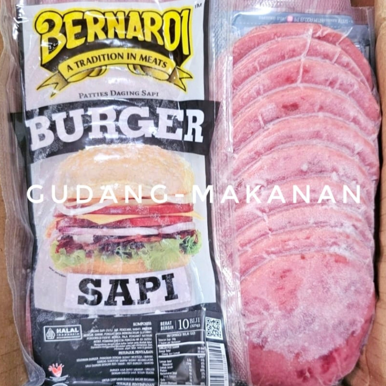 

Bernardi Burger Sapi/Beef isi 10 pcs