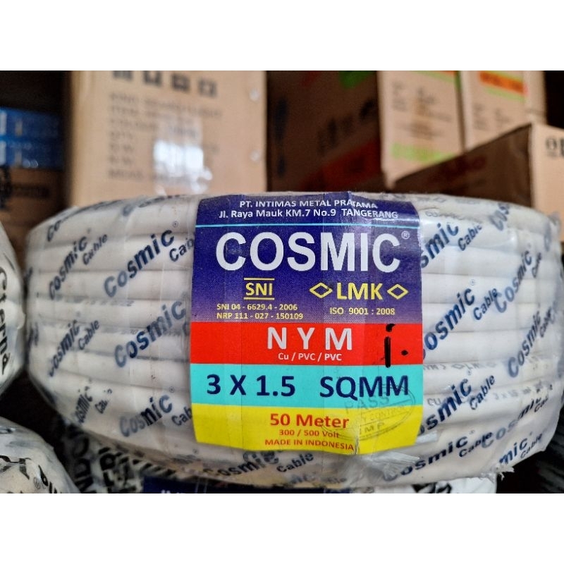 Cosmic Kabel NYM 3x1.5 SQMM 50 Meter