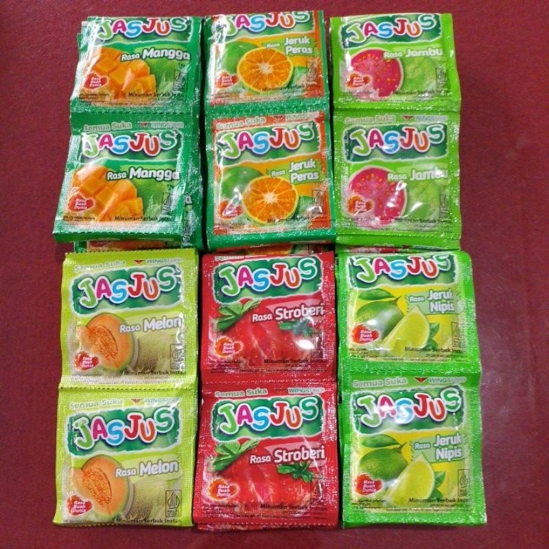 

Serbuk minuman jasjus /jas jus 10 bungkus