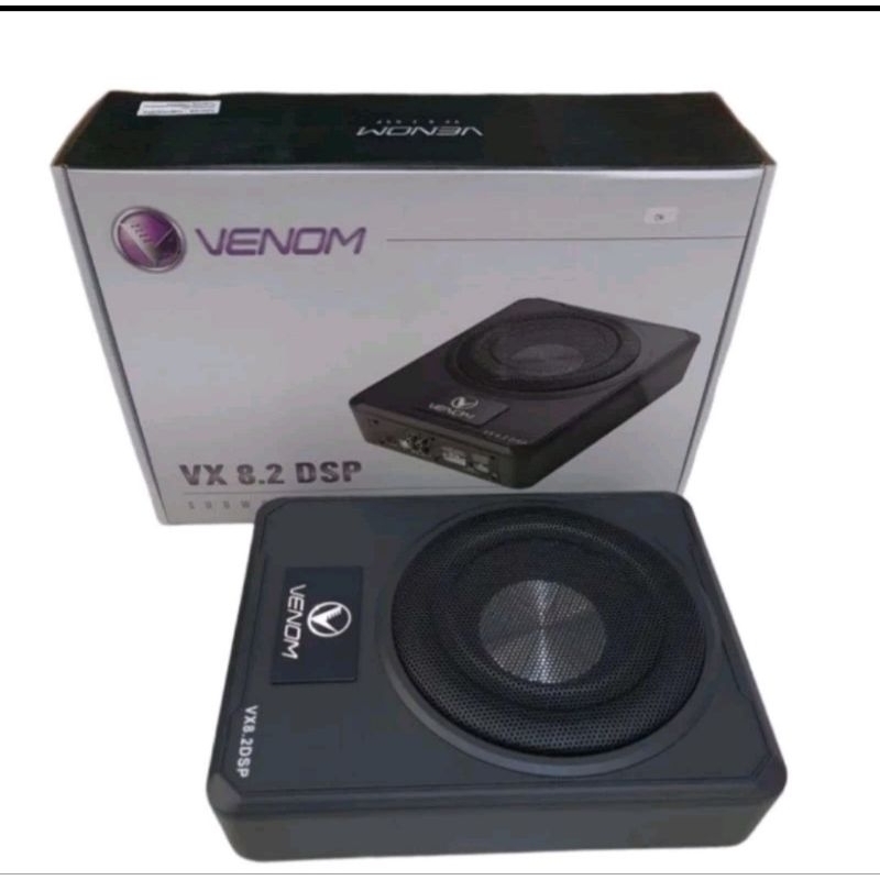Subwoofer mobil aktif venom vx 8.2 DSP built power 4 channel