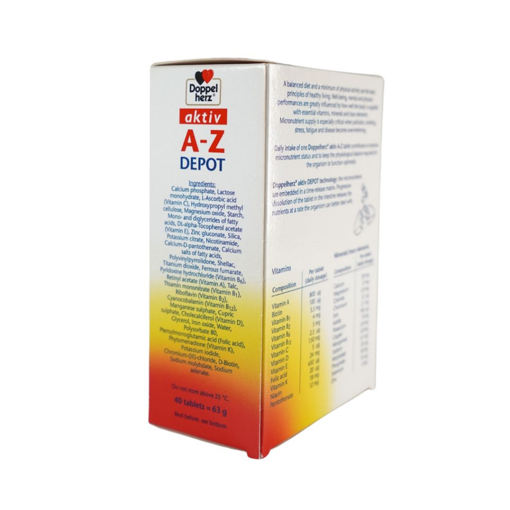 Doppelherz Aktiv - Paket Bundling A-Z dan Pure-3