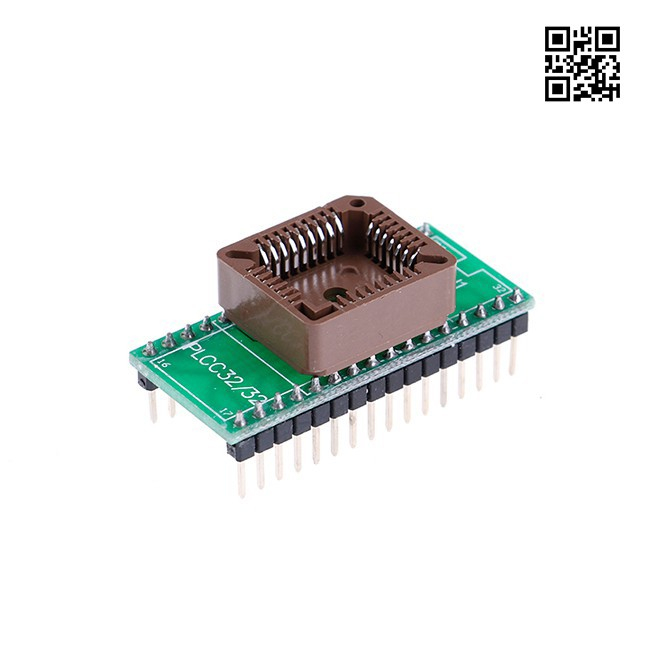 Adapter Jepitan Socket Soket IC Bios Komputer PLCC32 To DIP32
