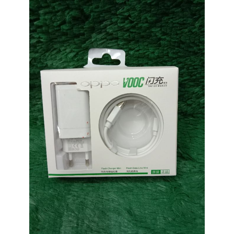 Charger Oppo VOOC Fast Charging Travel Charger Vooc 5V 4A MICRO USB