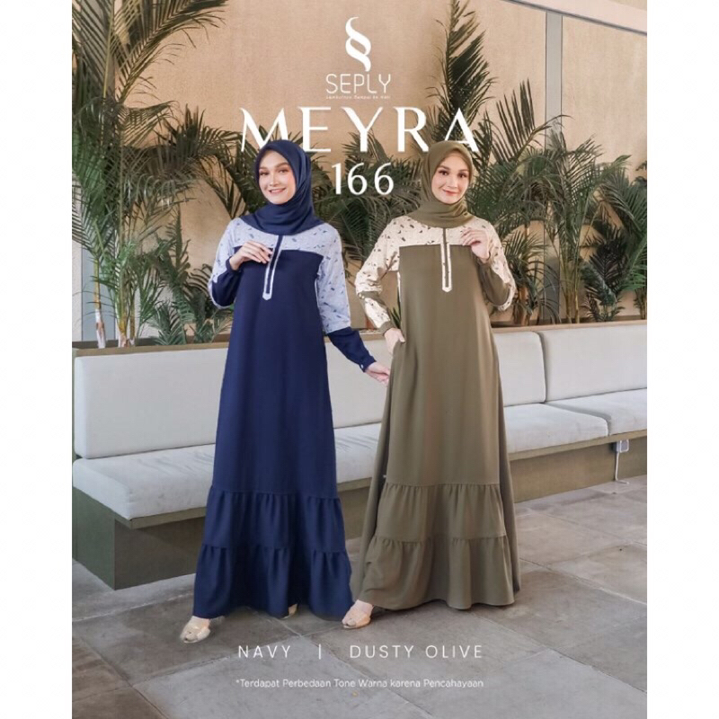 Seply Meyra 166 Mat Katun Motif Gamis Terbaru