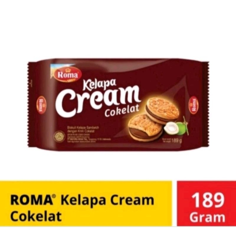 

ROMA CREAM COKLAT 189 GR/ ROMA KELAPA 300GR / ROMA SANDWICH 206 GR