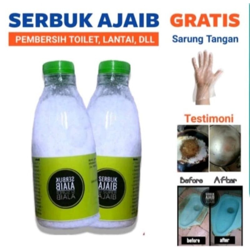 VIRAL  SERBUK AJAIB PEMBERSIH TOILET,KERAK PANCI EMBER