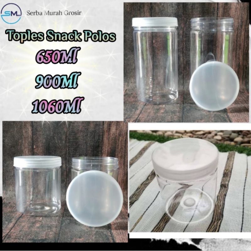 toples plastik/toples penyimpanan/toples tutup kue/toples snack/toples kerupuk/sealware plastik/topl