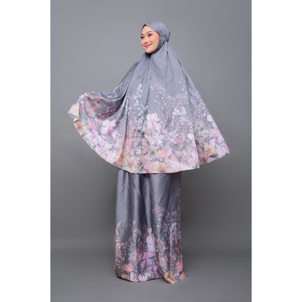 [PL] Nada Puspita - Mukena Field Bloom Prayer Robe - Dorado