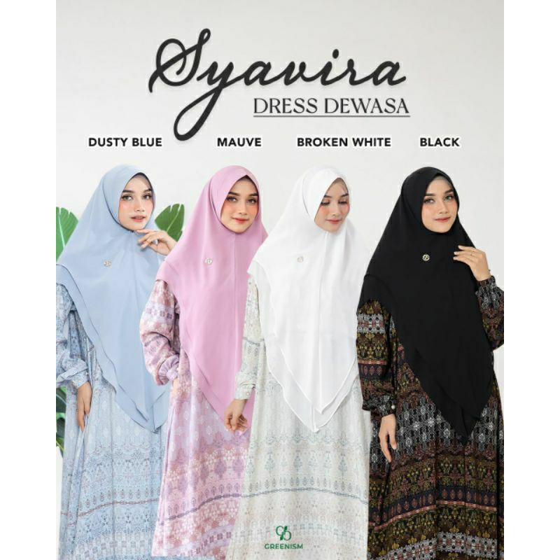 SYAVIRA KHIMAR BY GREENISM | SARIMBIT SYAVI SYAVIRA BY GREENISM | SARIMBIT GREENISM 2024