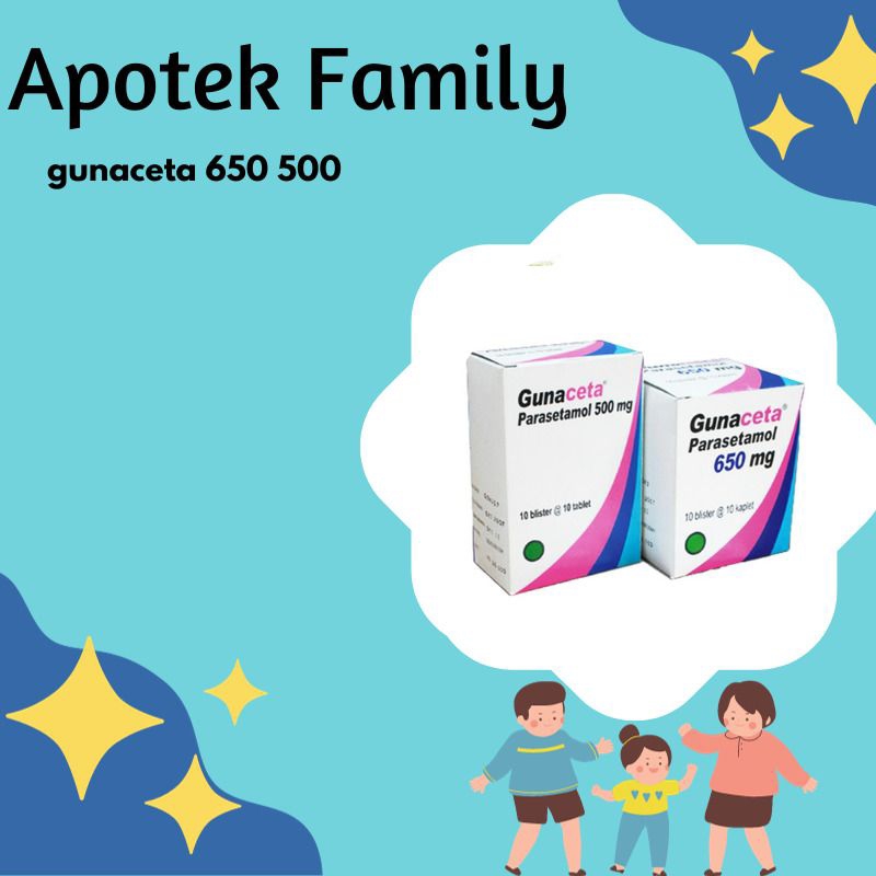 GUNACETA 650MG/500MG