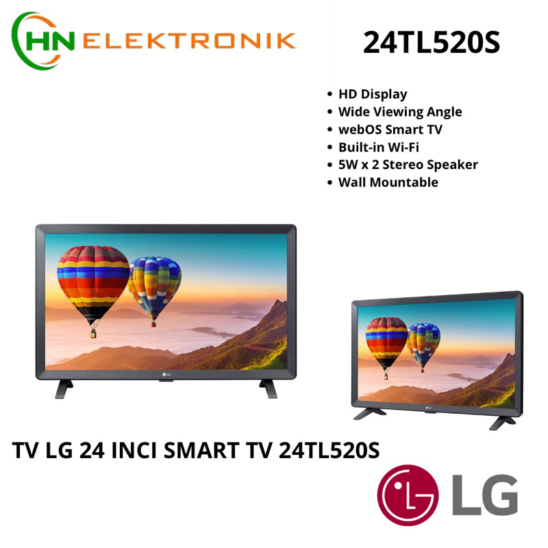 TV LED LG 24 inch 24TL520V-PT DIGITAL