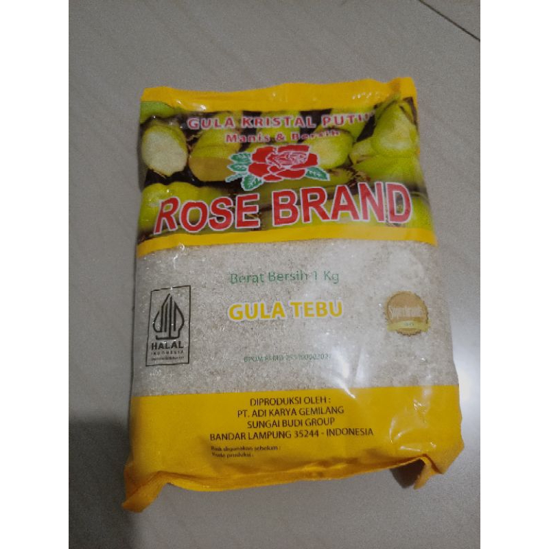 

Gula Kristal rose brand 1kg